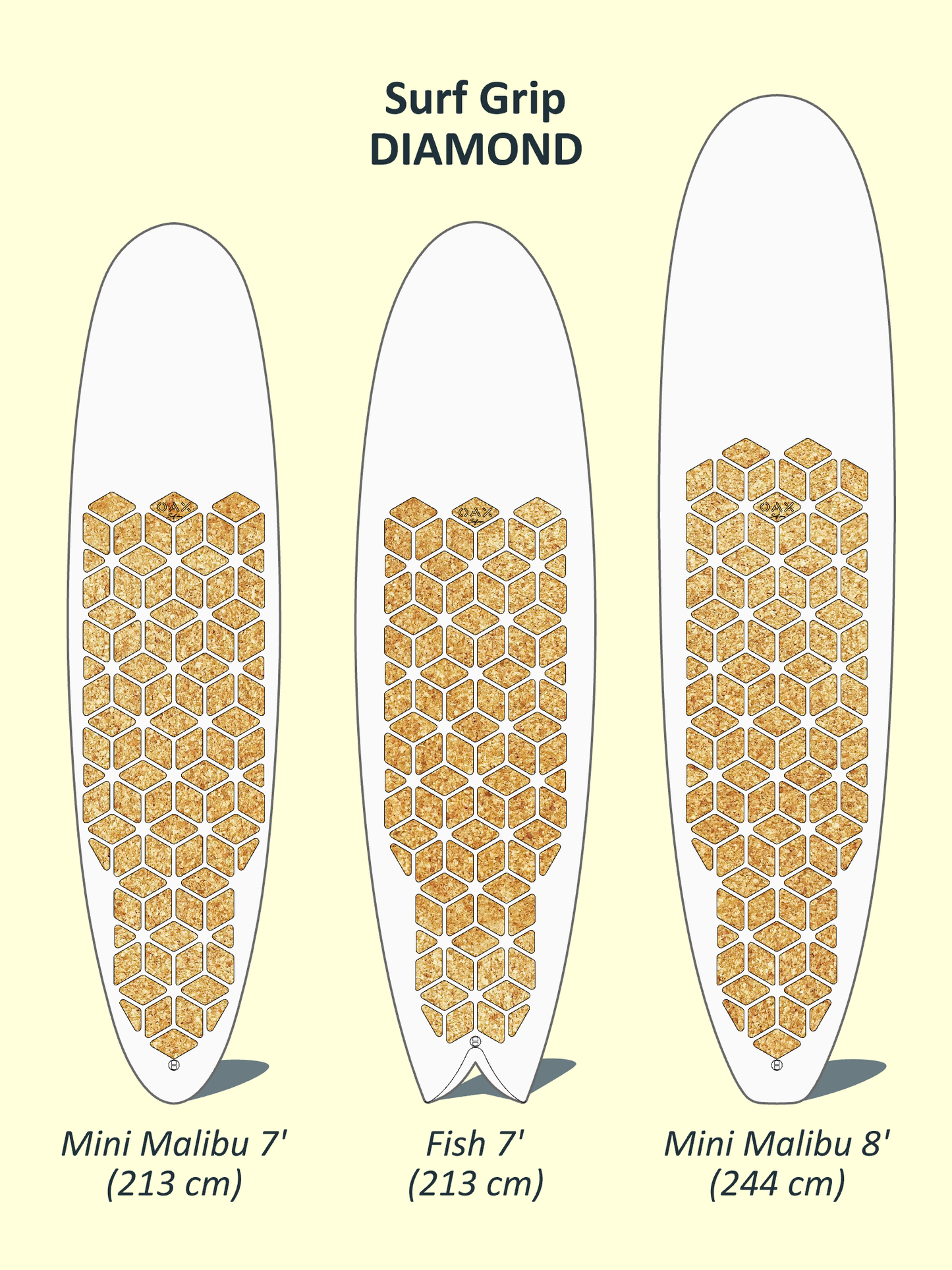 Surf Grip DIAMOND - Mini Malibu 7' 8'